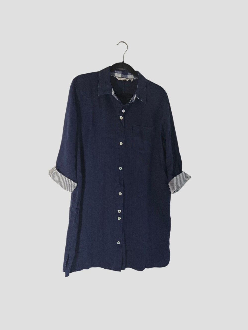 Soft Surroundings Linen Shift Dress Sze L